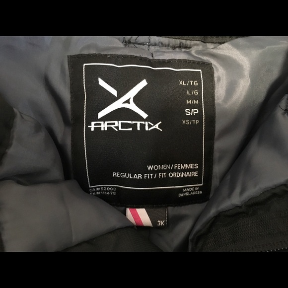 Black Arctix 3K Ski Pants, Size Small - Picture 4 of 5